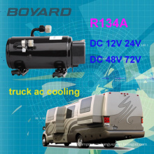 R134a 12vdc ac compressor lanhai Boyard brand for mini bus air conditioner rooftop unit-12V 24V